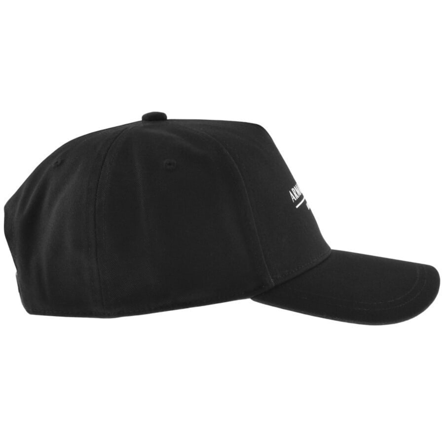 Armani Exchange Logo Baseball Cap Black